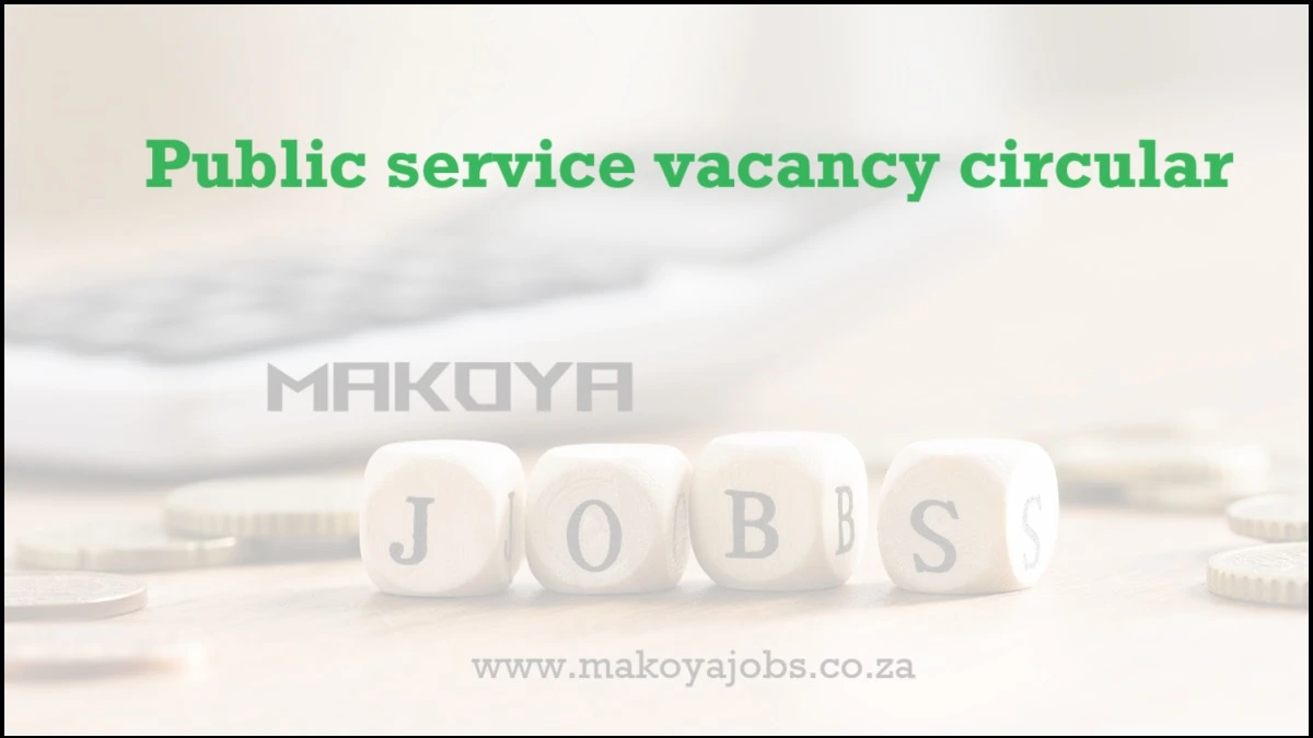 Public Service Vacancy Circular