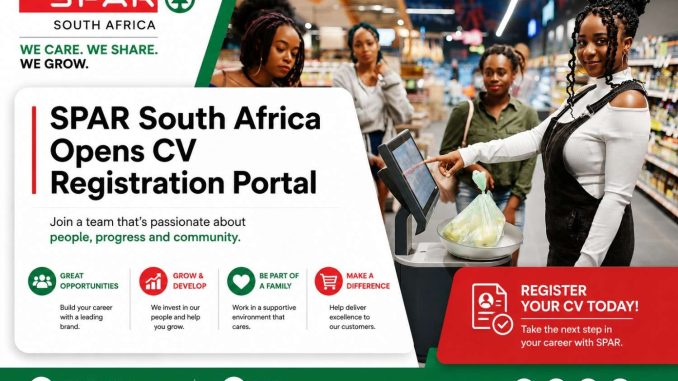 SPAR South Africa CV Registration Portal 2026